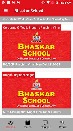 Bhaskar School of English Language & Conversation screenshot 2