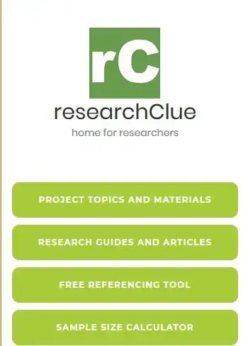 Free Project Topics and Materials in Nigeria screenshot 3