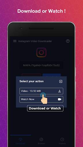 Video Downloader For Instagram - Download & Share screenshot 2