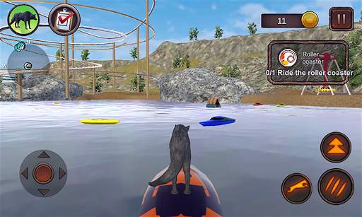 Simulator Anjing Serigala screenshot 7
