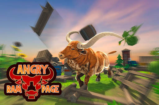 Angry Bull City Attack: Wild Bull Simulator Games screenshot 18