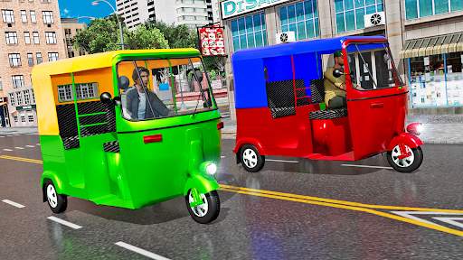 Rickshaw Driving Rickshaw Game screenshot 3