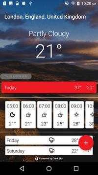 Weather forecast app screenshot 1