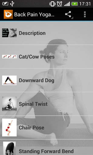 Back Pain Yoga Poses screenshot 1