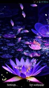 3D Flower Petal Wallpaper screenshot 4