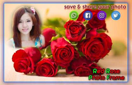 Red Rose Photo Frames screenshot 4