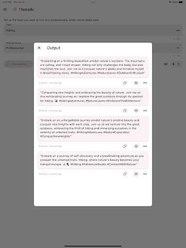 Caption: ChatGPT Powered AI screenshot 4