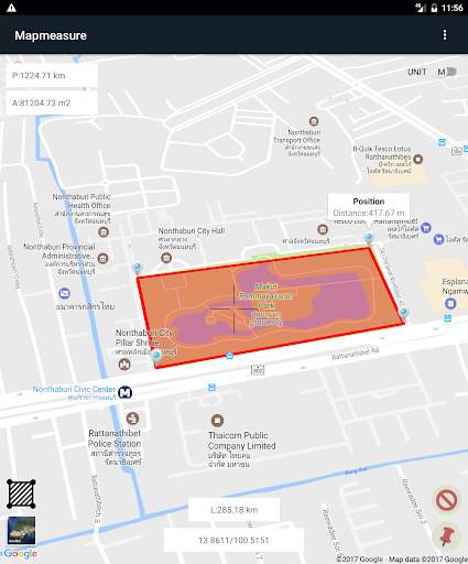 map measure planimeter screenshot 7