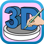 3D Drawing أيقونة