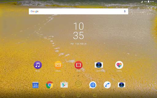 Sandy theme for XPERIA screenshot 5