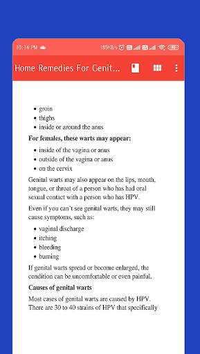 Home Remedies For Genital Warts screenshot 4