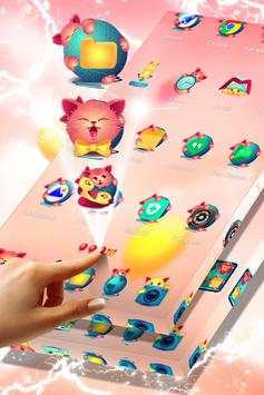 Sweet Kitty Launcher Theme screenshot 5