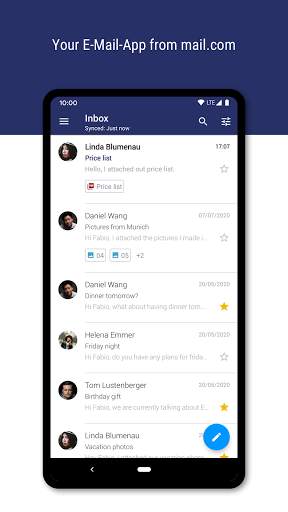 mail.com mail screenshot 1