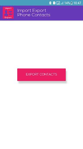Export import contacts screenshot 2