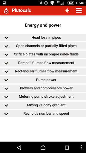 Plutocalc Water and Wastewater screenshot 3