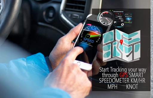 GPS Speedometer Lite HUD Digi : Tracking distance screenshot 5