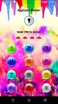 App Lock : Theme Holi 2 تصوير الشاشة