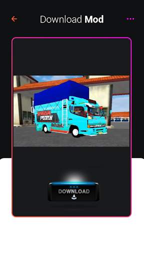Mod Bussid Truck Angsa Putih screenshot 5