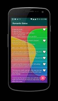 Romantic Status App screenshot 5