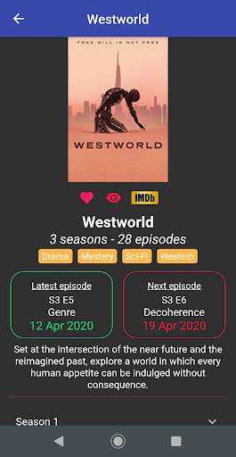 My Next Episode - Series Tracker screenshot 3