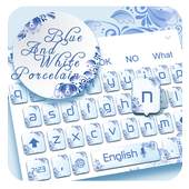 Blue and White Porcelain Keyboard 10001002