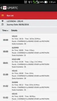 UPSRTC Mobile Reservation App screenshot 3
