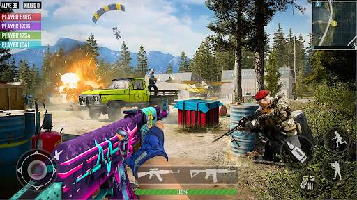 Gry z Bronią Trybie Offline 3D screenshot 1