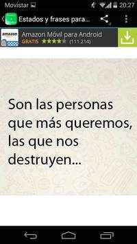 Estados Frases Para WhatsApp screenshot 4