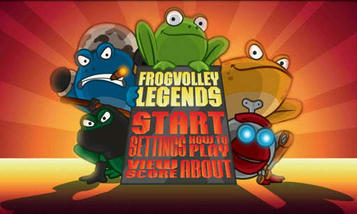 Frog Volley Legends screenshot 1