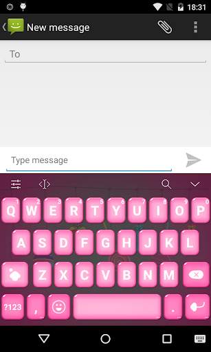 Emoji Keyboard - Candy Pink screenshot 1