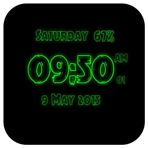 Tattoo Digital Clock Live Wallpaper 11.1.2.12