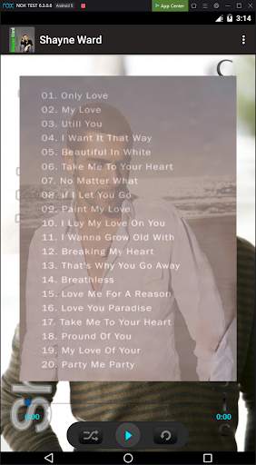 Shayne Ward's Love Song Album screenshot 3