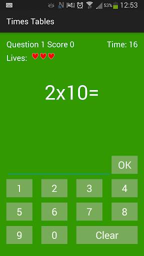 Times Tables 3 تصوير الشاشة
