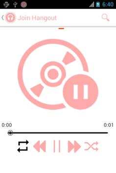 Pink Music Player   screenshot 2