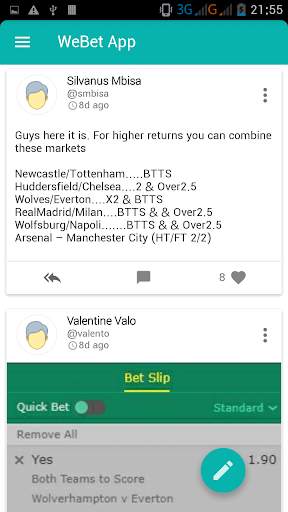 WeBet App - Free Betting Tips screenshot 7