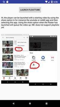 Float Tube - A floating youtube video queuer screenshot 1