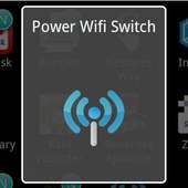 Wifi switch on power logo