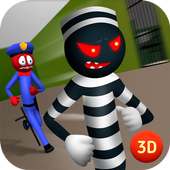 Sticked Man Prisoner Jail Break Crime Story