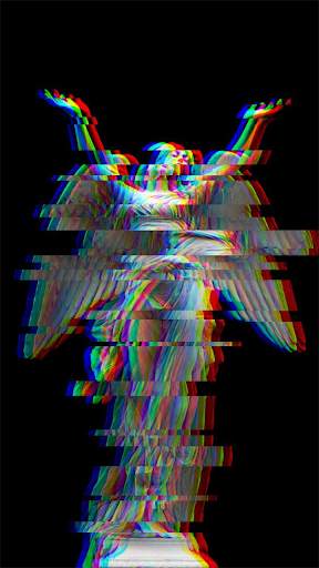 Glitch Черные обои - HD 4K фоны скриншот 7