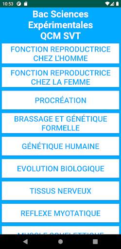 SVT BAC Sciences Expérimentales screenshot 2