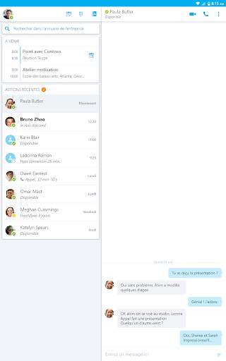 Skype for Business for Android screenshot 3