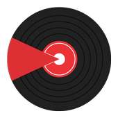 Black Disc Music Player logo