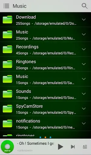 mp3 player for android screenshot 4
