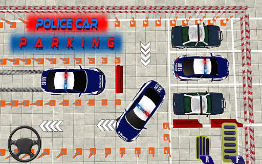 US Police Car Parking: Free Parking Games screenshot 4