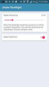 Shake Flashlight screenshot 3