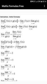 Maths Formulas Free скриншот 6