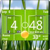Football Digital Weather Clock 4.2.2