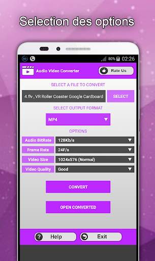 Convertisseur Video Audio. screenshot 3
