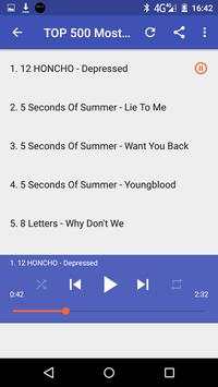 TOP 500 Most Popular Songs screenshot 2