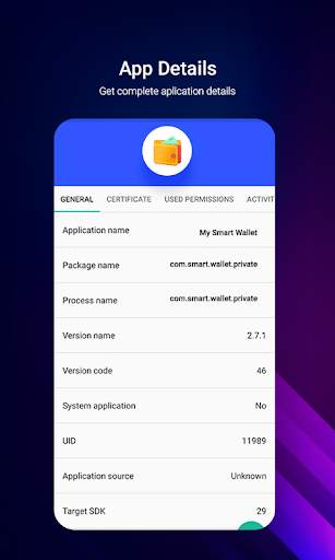 Smart Apk Analyzer, Extractor & Info screenshot 2